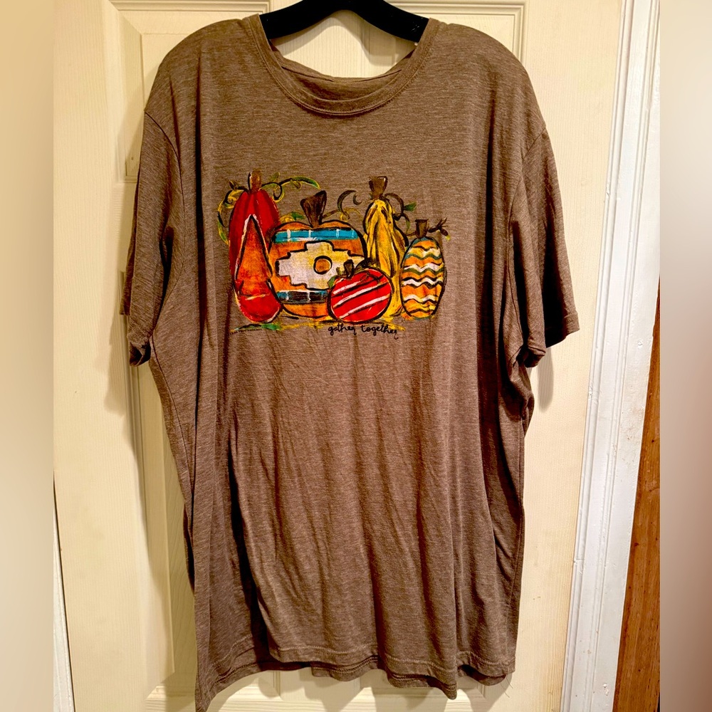 Brown Graphic T-Shirt